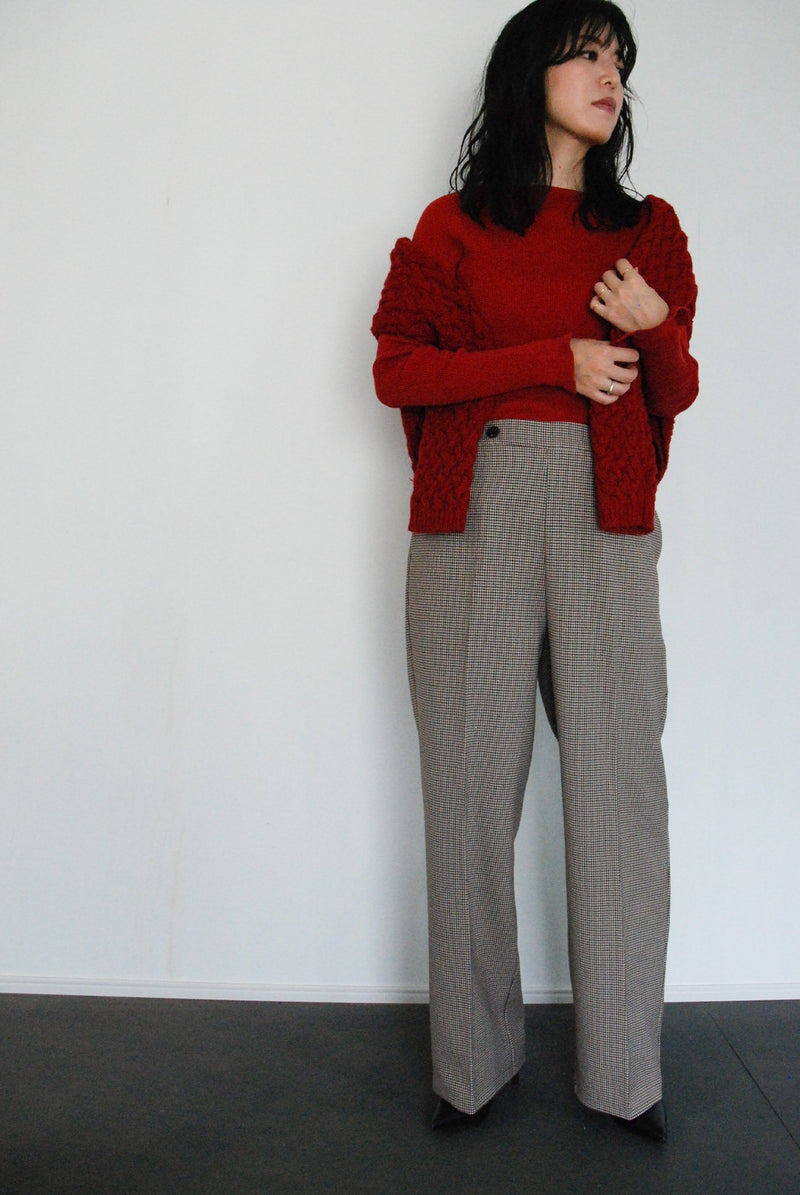 CENTER PRESS STRAIGHT PANTS - Etin ONLINE STORE