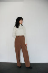 CENTER PRESS STRAIGHT PANTS - Etin ONLINE STORE