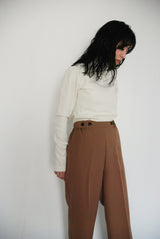 CENTER PRESS STRAIGHT PANTS - Etin ONLINE STORE