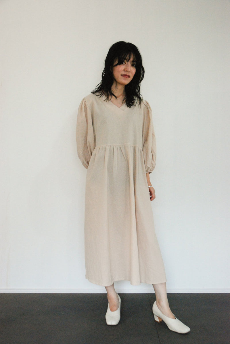 VOLUME SLEEVE ONE-PIECE - Etin